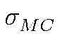 $ \sigma_{MC}^{}$