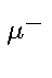 $\scriptstyle \mu^{-}$