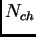$ N_{ch}$