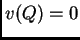 $ v(Q)=0$